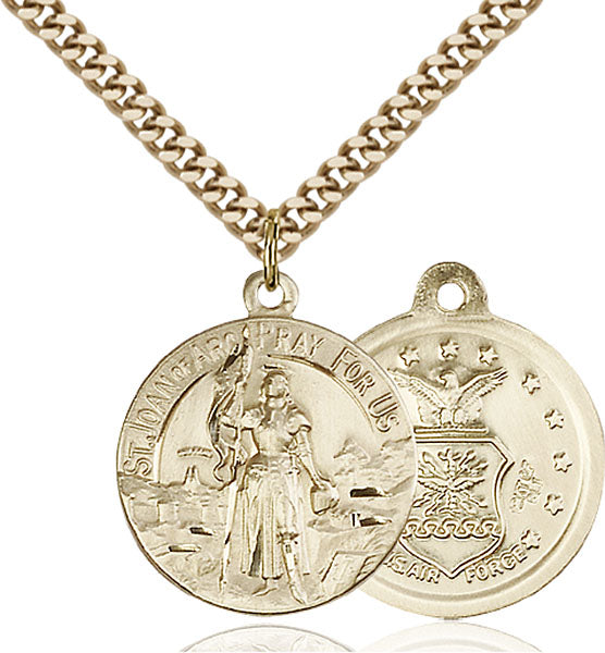 14kt Gold Filled Saint Joan of Arc Pendant