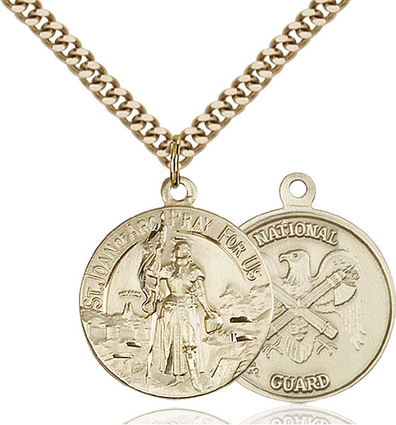 14kt Gold Filled Saint Joan of Arc Pendant