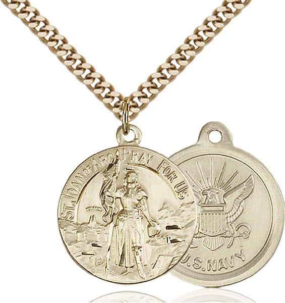 14kt Gold Filled Saint Joan of Arc Pendant