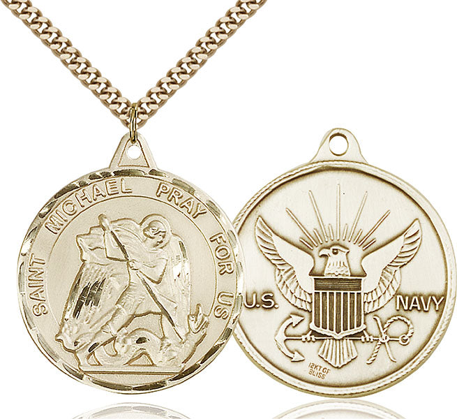 14kt Gold Filled Saint Michael Pendant