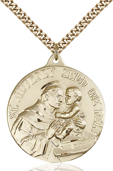 14kt Gold Filled Saint Anthony Pendant