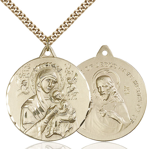 14kt Gold Filled Our Lady of Perpetual Help Pendant