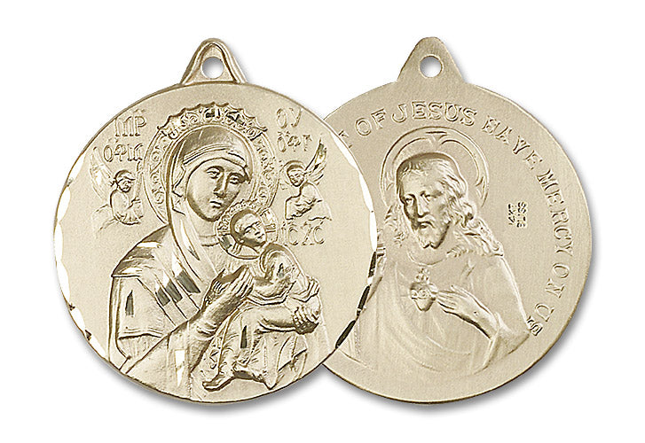 14kt Gold Our Lady of Perpetual Help Medal