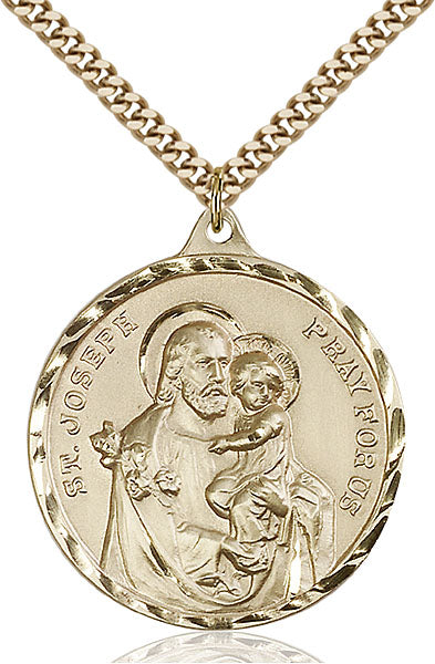 14kt Gold Filled Saint Joseph Pendant