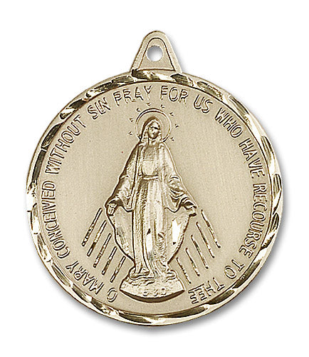 14kt Gold Miraculous Medal