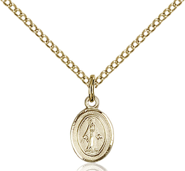 14kt Gold Filled Miraculous Pendant