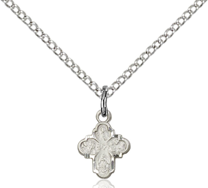 Sterling Silver 4-Way Pendant