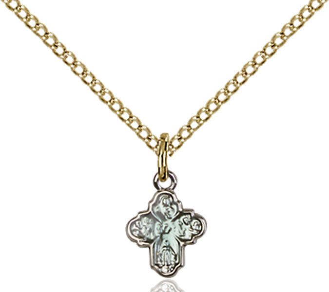14kt Gold Filled 4-Way Pendant