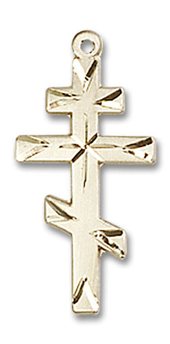 14kt Gold Cross Medal