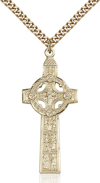 14kt Gold Filled Scriptures Cross Pendant