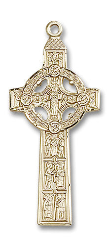 14kt Gold Scriptures Cross Medal