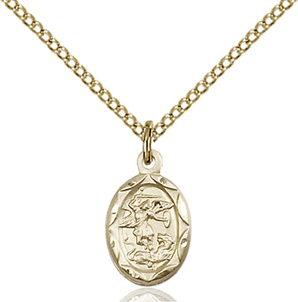 14kt Gold Filled Saint Michael the Archangel Pendant