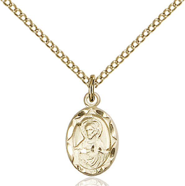 14kt Gold Filled Scapular Pendant