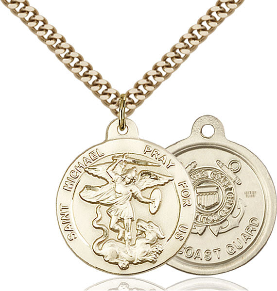 14kt Gold Filled Saint Michael the Archangel Pendant