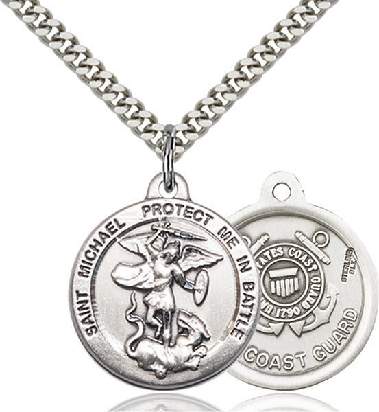 Sterling Silver Saint Michael the Archangel Pendant