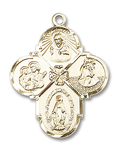 14kt Gold 4-Way Medal