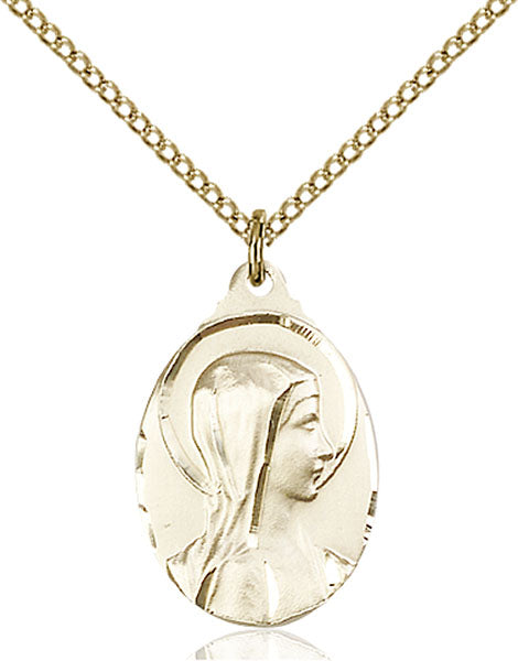 14kt Gold Filled Sorrowful Mother Pendant