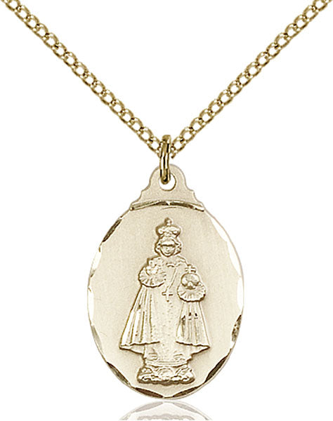14kt Gold Filled Infant of Prague Pendant