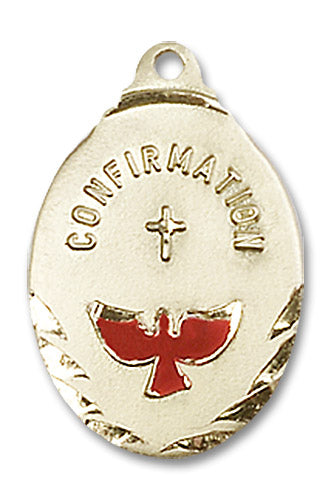 14kt Gold Confirmation Medal