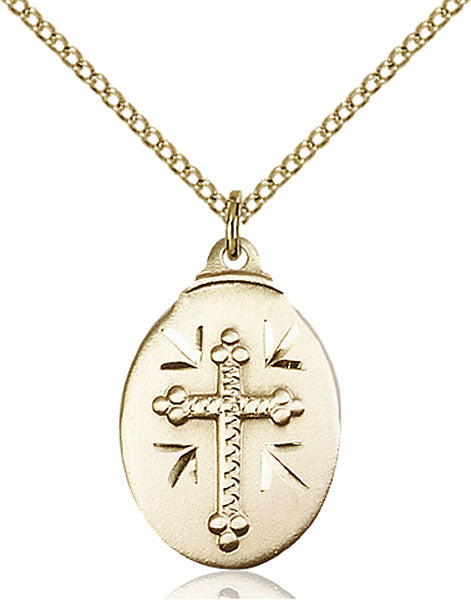 14kt Gold Filled Cross Pendant