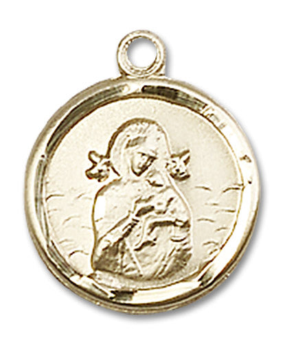 14kt Gold Our Lady of Perpetual Help Medal