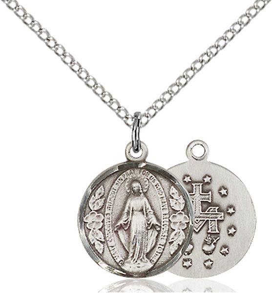 Sterling Silver Miraculous Pendant