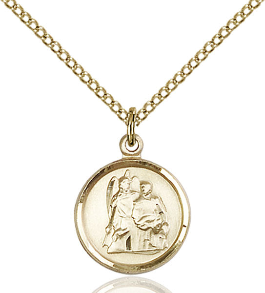 14kt Gold Filled Saint Raphael the Archangel Pendant