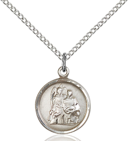 Sterling Silver Saint Raphael the Archangel Pendant