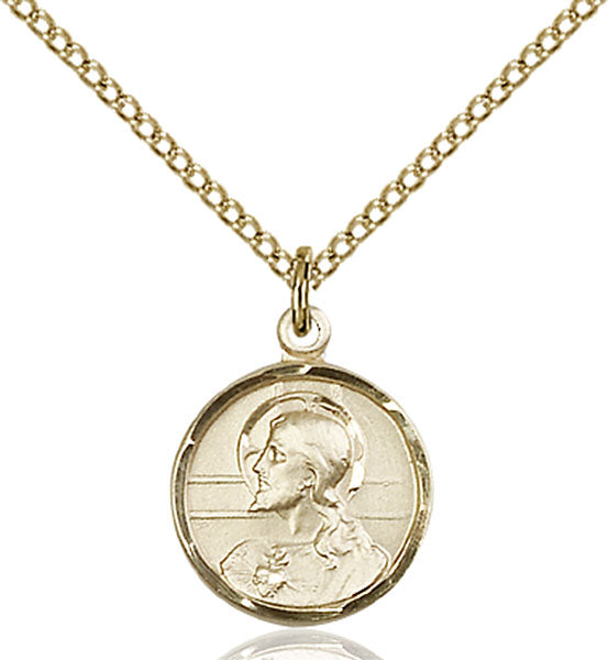 14kt Gold Filled Scapular Pendant