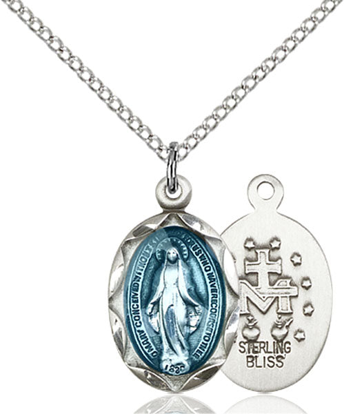 Sterling Silver Miraculous Pendant