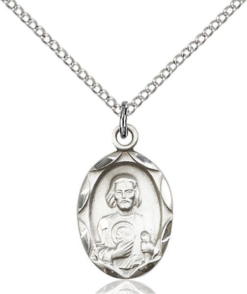 Sterling Silver Saint Jude Pendant