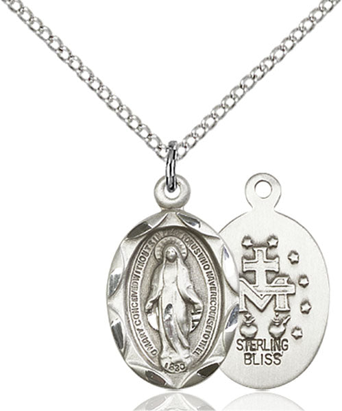 Sterling Silver Miraculous Pendant