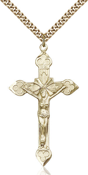 14kt Gold Filled Crucifix Pendant
