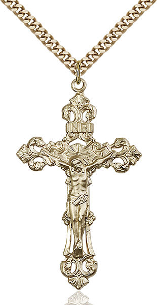 14kt Gold Filled Crucifix Pendant