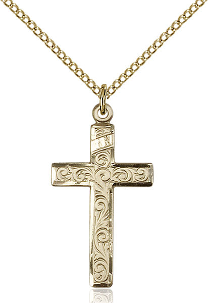 14kt Gold Filled Cross Pendant