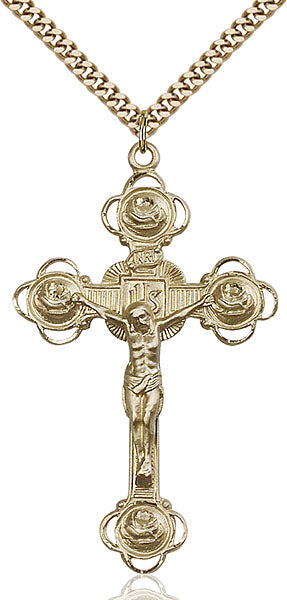 14kt Gold Filled Crucifix Pendant