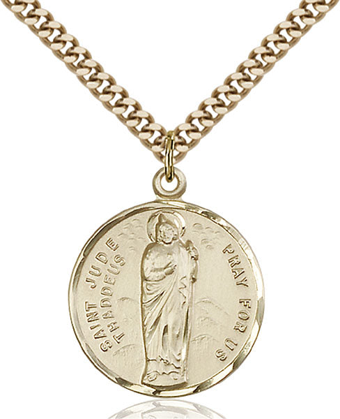 14kt Gold Filled Saint Jude Pendant