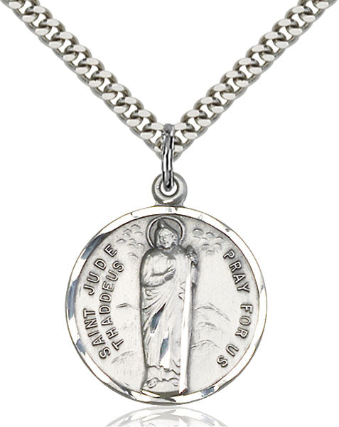 Sterling Silver Saint Jude Pendant