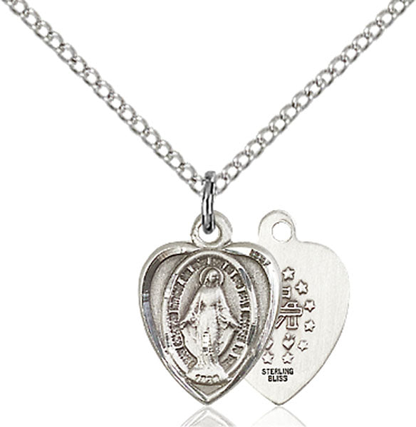 Sterling Silver Miraculous Pendant