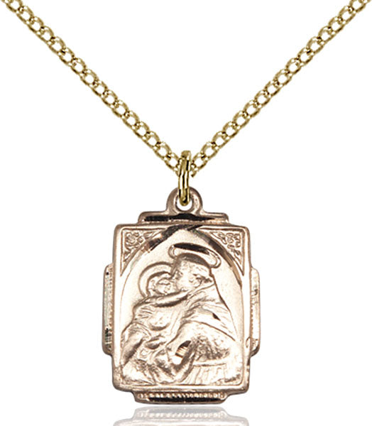 14kt Gold Filled Saint Anthony Pendant