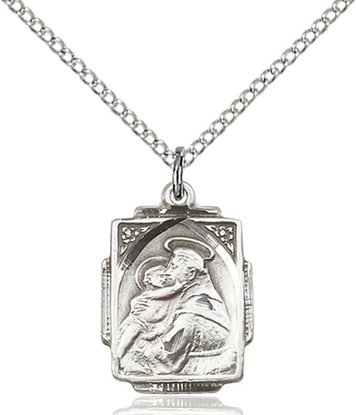 Sterling Silver Saint Anthony Pendant