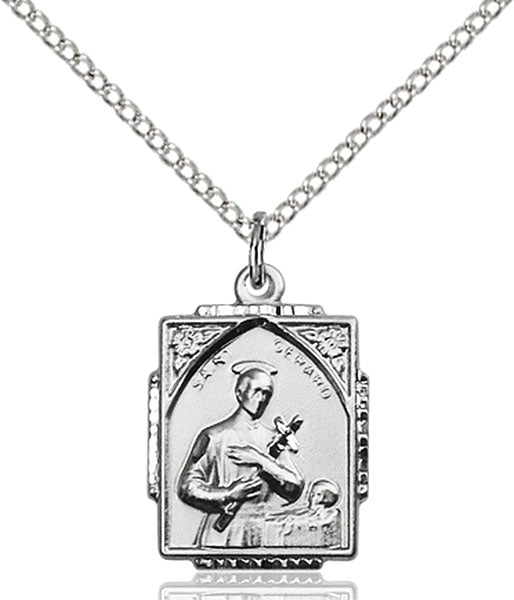 Sterling Silver Saint Gerard Pendant