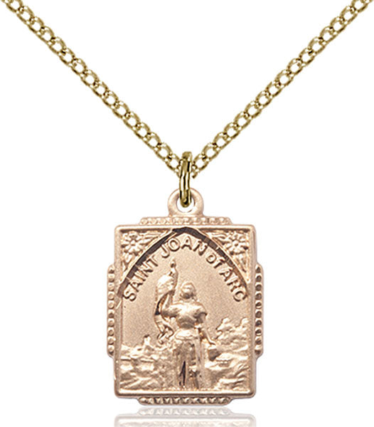 14kt Gold Filled Saint Joan of Arc Pendant