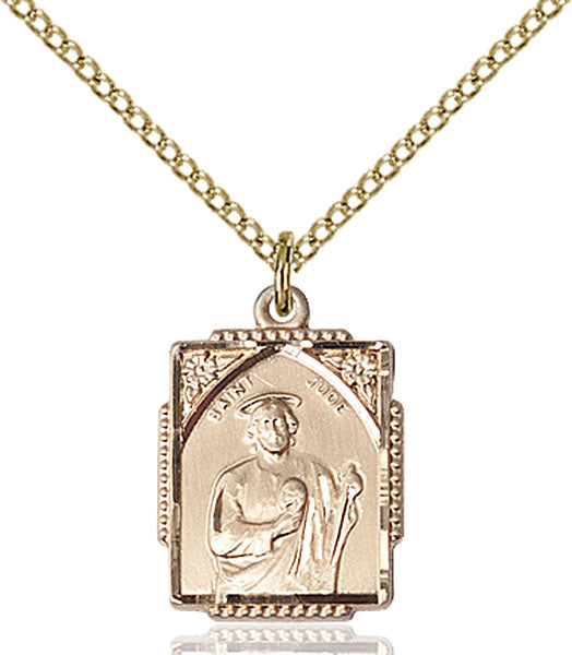 14kt Gold Filled Saint Jude Pendant