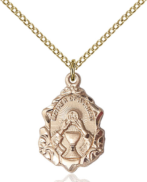 14kt Gold Filled Mother of a Priest Pendant