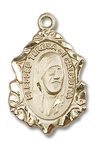 14kt Gold Blessed Teresa of Calcutta Medal
