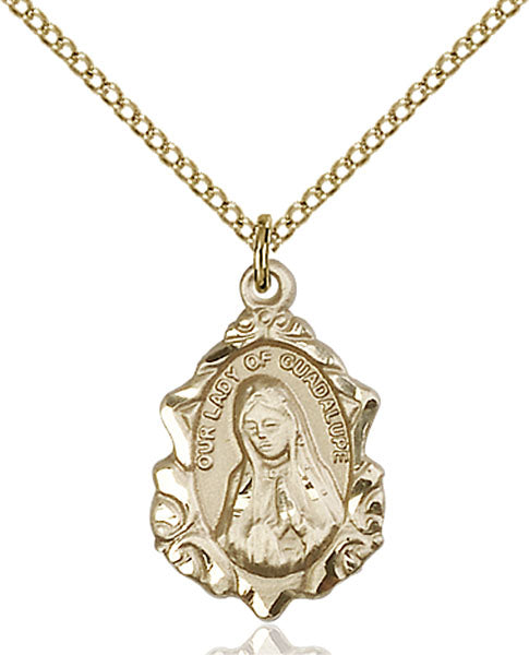 14kt Gold Filled Our Lady of Guadalupe Pendant