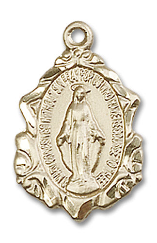 14kt Gold Miraculous Medal