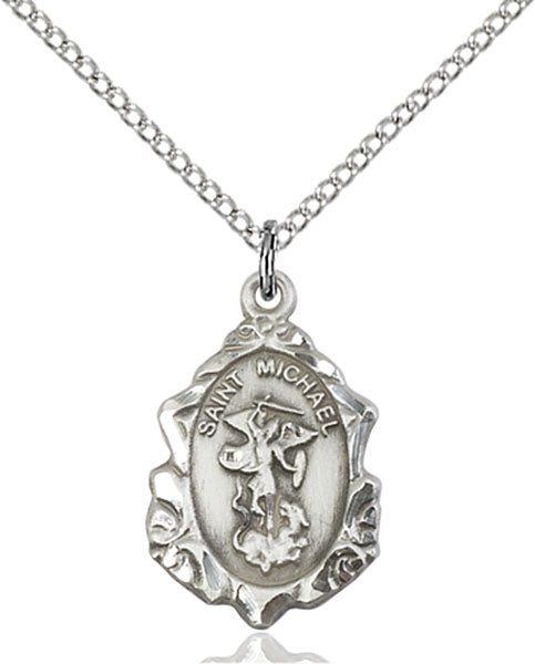 Sterling Silver Saint Michael the Archangel Pendant