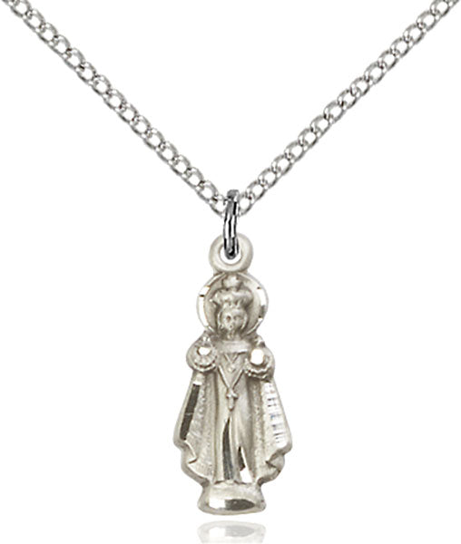Sterling Silver Infant of Prague Pendant
